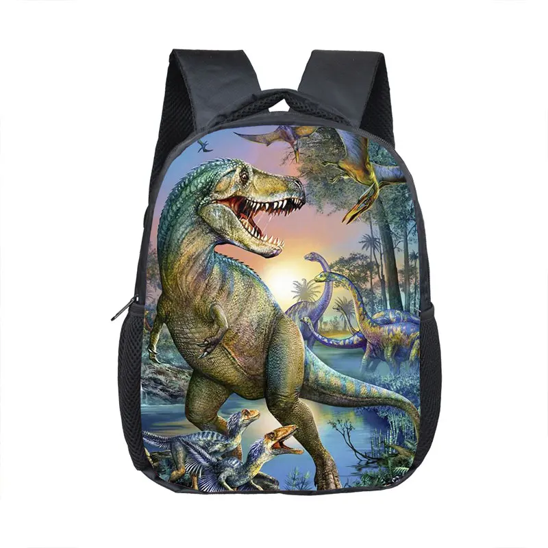 16 Inch Animals Dinosaur Backpacks Dinos Children School Bags Baby Toddler Bag Boys Backpack for Kids Kindergarten Bags Gift