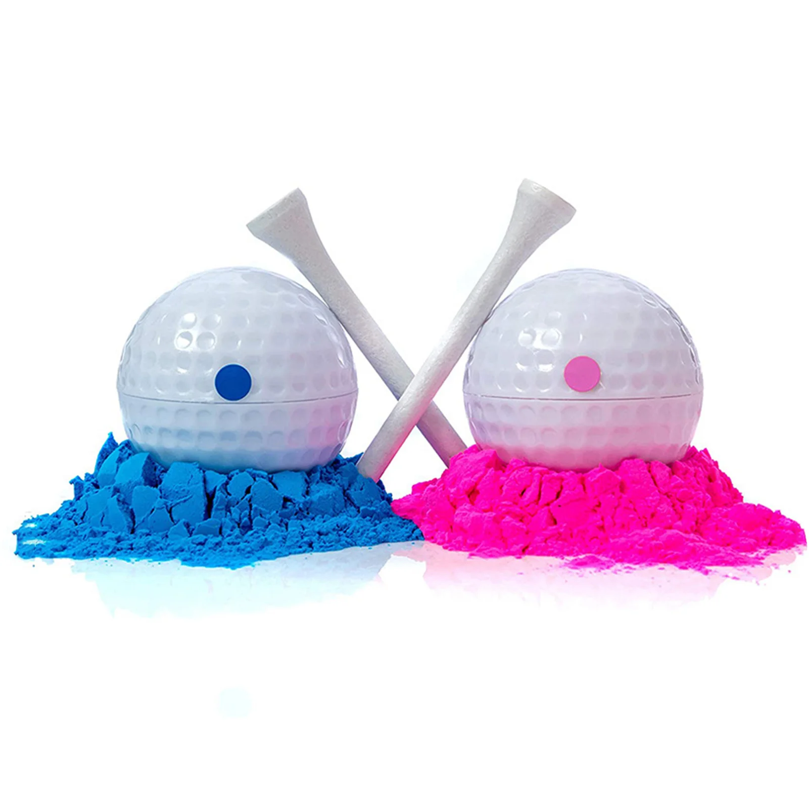 2pcs Birthday Balls Lightweight Creative Portable Funny Smoke Powder