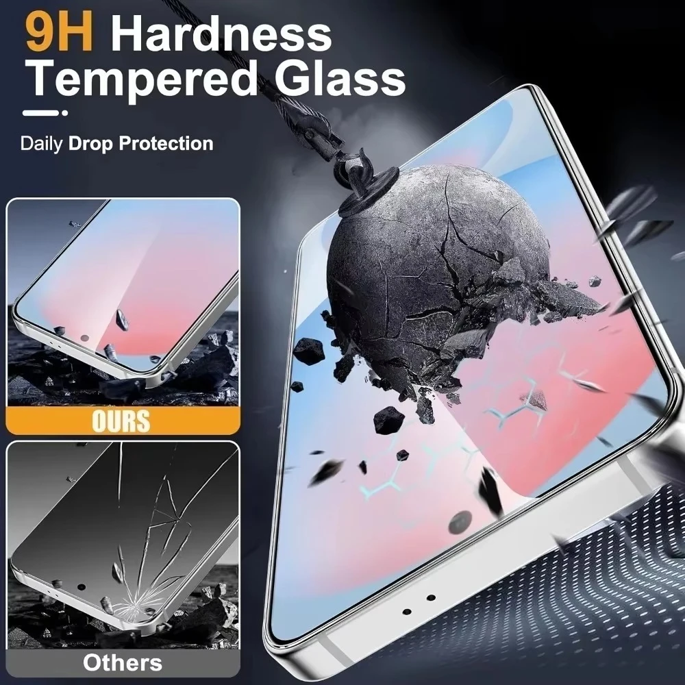 Ultimate Screen Protector 3-Pack with One-Click Installation - Full Coverage Tempered Glass
