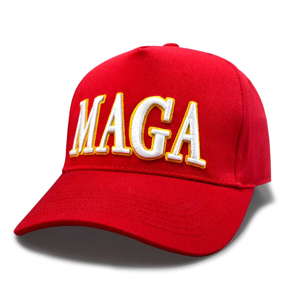 New MAGA Letter Embroidery Baseball Cap Unisex Outdoor Sports Peaked Cap Sun Hat 2