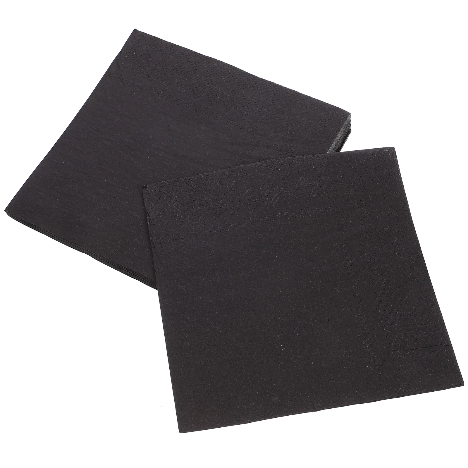 20 Sheets Bulk Lunch Napkin Cocktails Camping Birthday Decorations Paper Black Napkins
