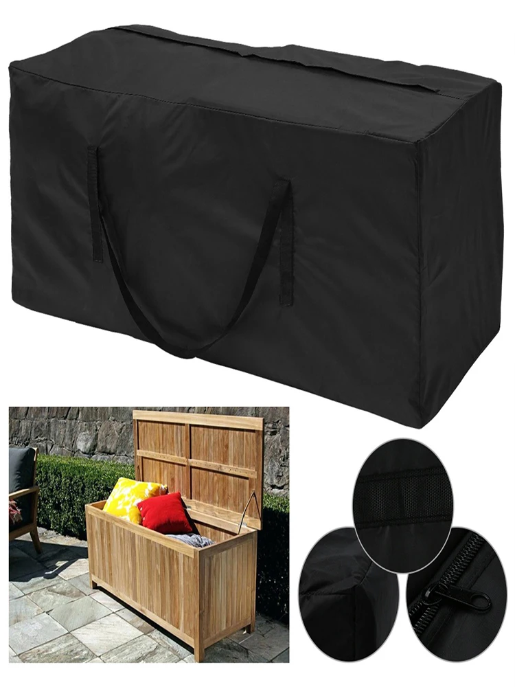 Description Picture 3 of itemGarden Furniture Cushion Storage Bag Waterproof Anti-UV Rectangle Outdoor Furniture Protective Cover Christmas Tree Storage Bag