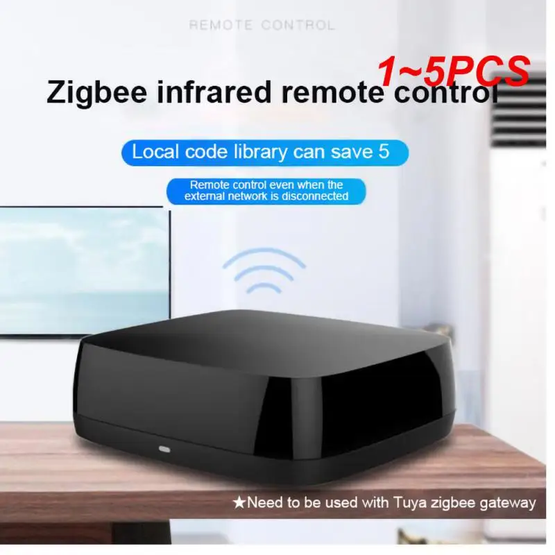 

Умный ИК-пульт дистанционного управления Zemismart Tuya Zigbee, универсальный инфракрасный пульт дистанционного управления для Air-con TV, вентилятора, водонагревателя, Alexa Home, 1 ~ 5 шт.