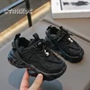 Bling Glitter Sneakers For Kid Girls 2024 Spring New Light Weight Chunky Travel Shoes Child Brand Design Soft  City Walk Zapatos 5