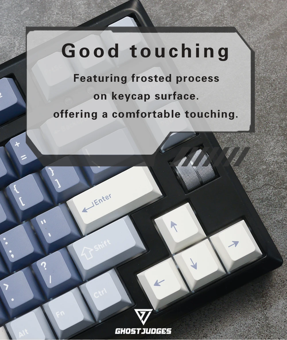 fantasma juízes de pesca colorway cereja pbt doubleshot keycap para teclado mx