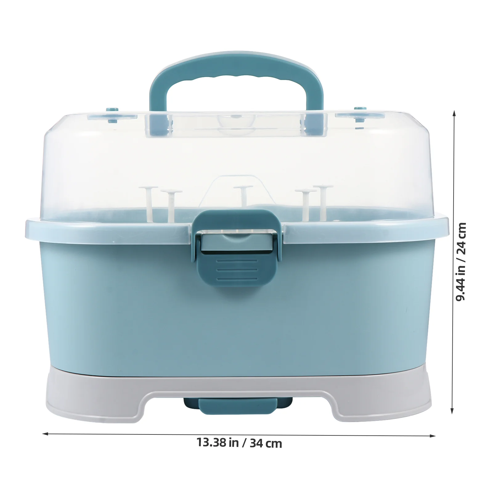 Portable Baby Milk Bottle Container Bottle Case Durable Milk Container Storage Box Travel Drainer Drying Rack Feeding