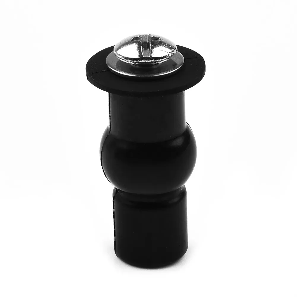 Toilet Seat Accessories Toilet Hinge Replacement 3 Pairs Toilet Seat Expansion Screw Hinges Tool Easy Install Small Rubber Top Home Universal Fixing Nuts Replacement