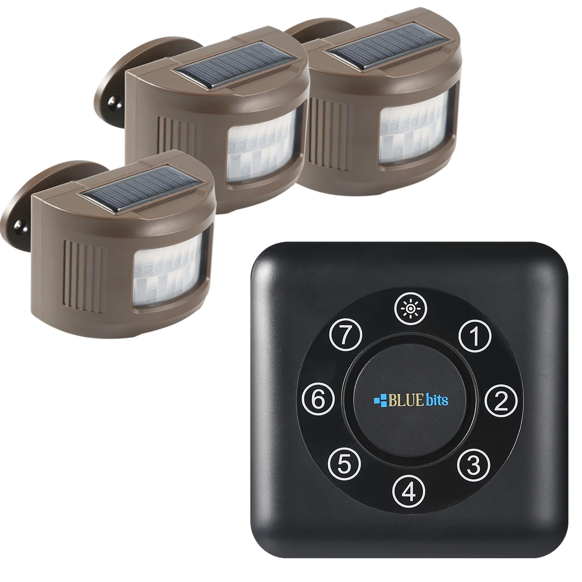 Outdoor  Sensor Motion Wireless Weatherproof Home Security System  Parking Lot  
