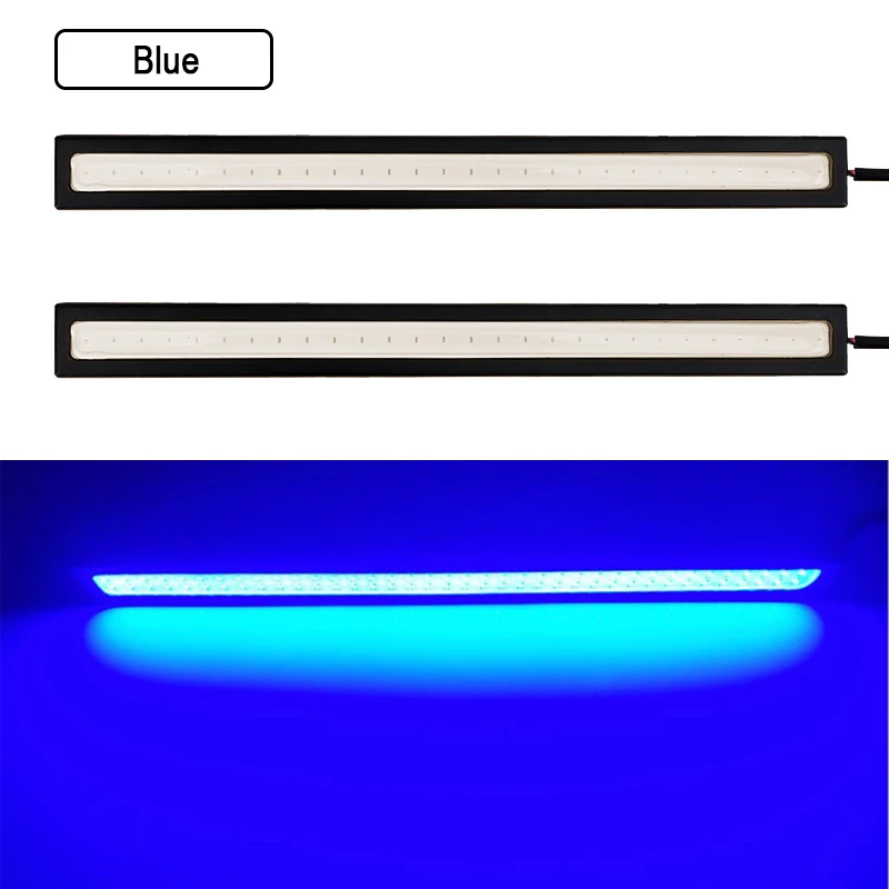 6 pieces Super Bright 17cm LED COB Fog Daytime Running Light Waterproof 12V 6500K Car Light Auto Interior Styling Bar Lamp 5