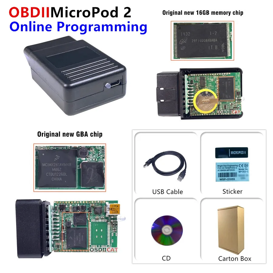 다국어 온라인 프로그래밍 전문 진단, MicroPod2 V17.04.27, Ch-rysler F-iat Jee-p Dodg-e MicroPod 2