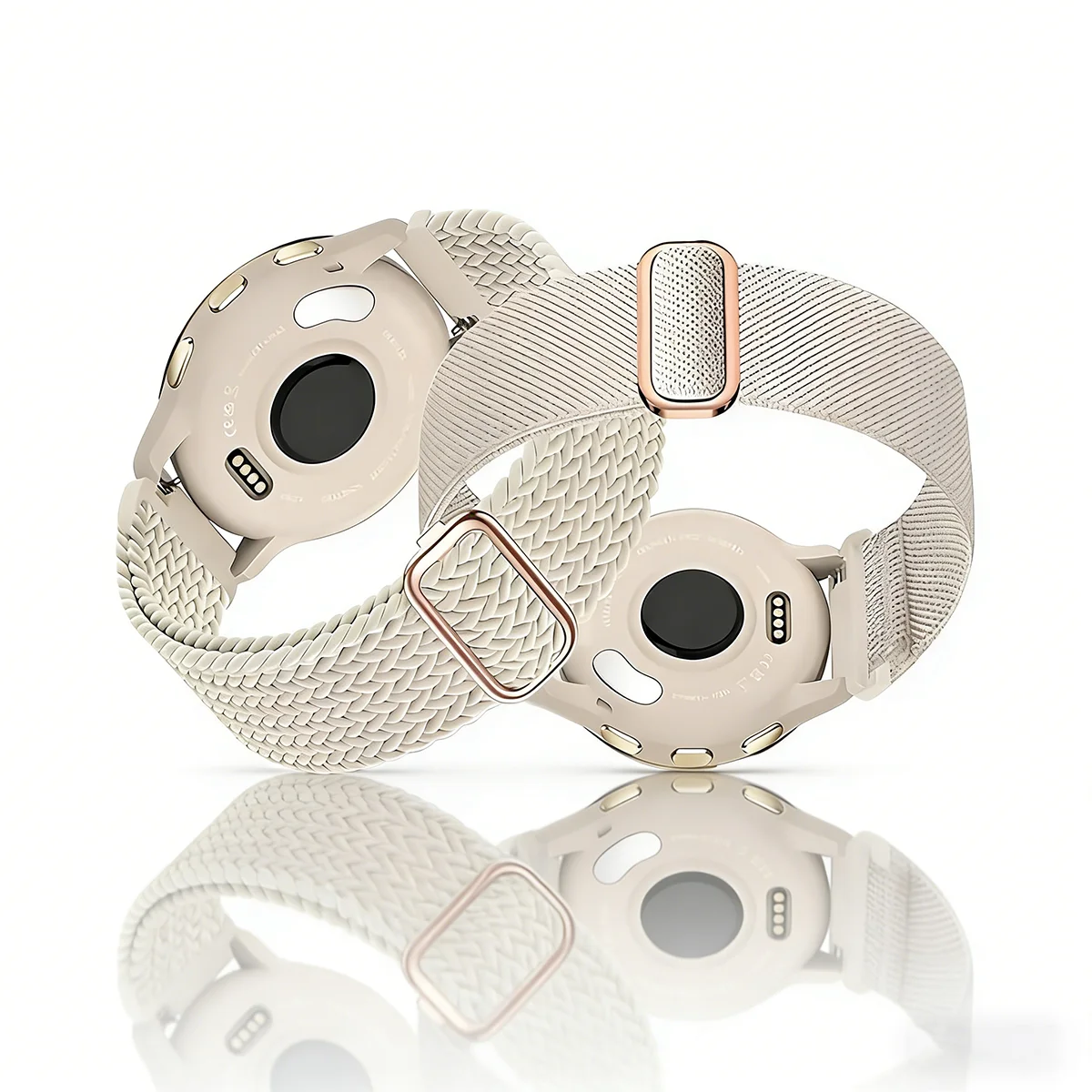 2-Pack Nylon Watch Bands - Adjustable Strap Accessory in Multiple Sizes