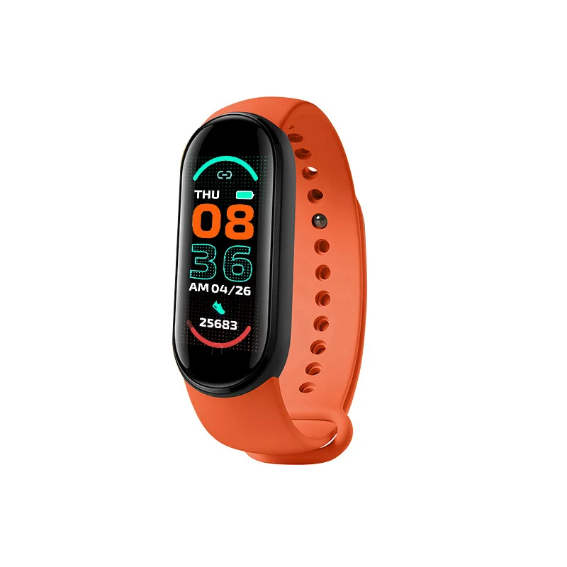 2022 Pulsera inteligente de alta gama m5M6 con pantalla a color, regalo de carga magnética, reloj para hombre, reloj deportivo 