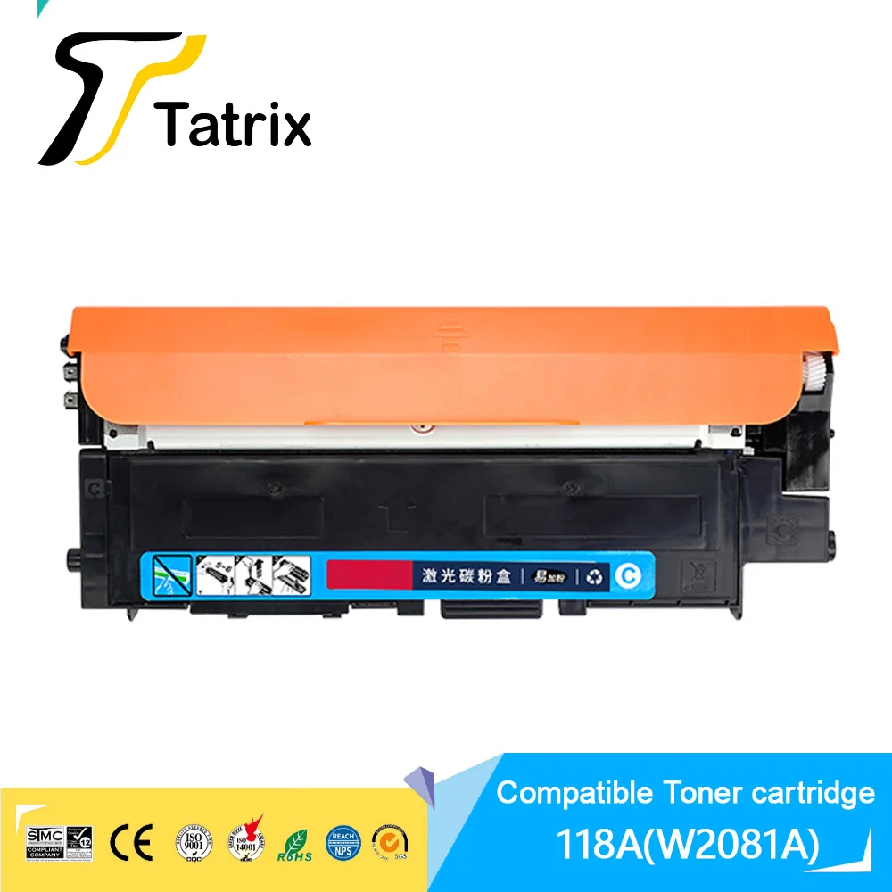 Фото Tatrix для hp 118A совместимый картридж с тонером W2080A W2081A W2082A W2083A для HP Color Laser 150a/150nw MFP 178fnw/ MFP 179fnw №2