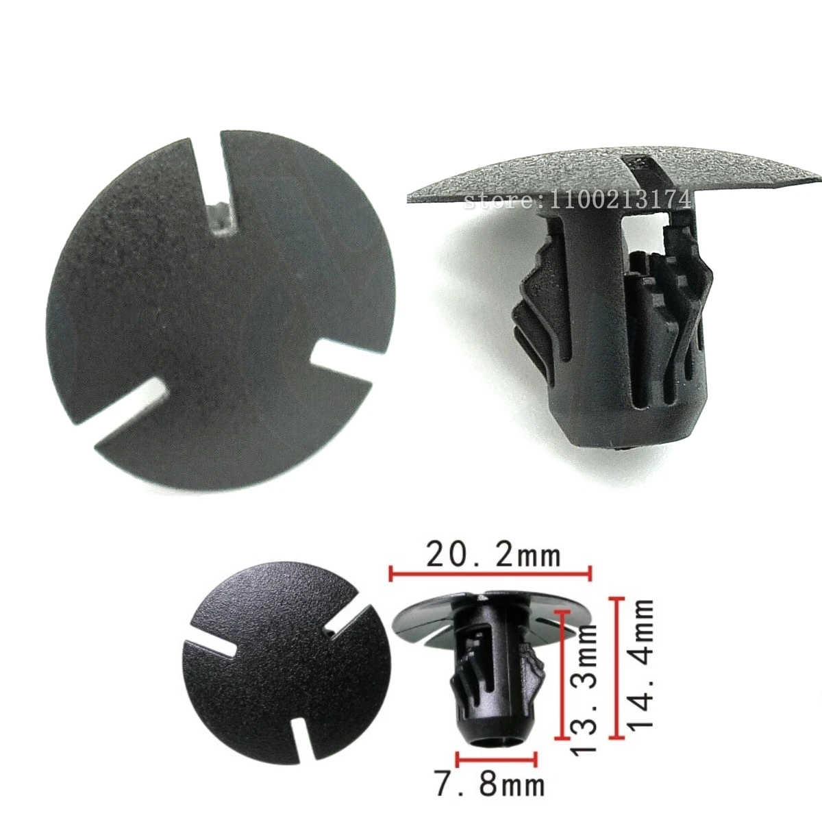 100/500x OEM Stamm Deckel Trim Retainer für MERCEDES BENZ  