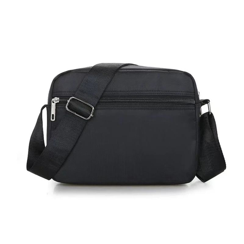 New Men's Shoulder Bag Black Nylon Wallet Casual Multifunction Handbag for Men Business Office Messenger Bag Male Crossbody