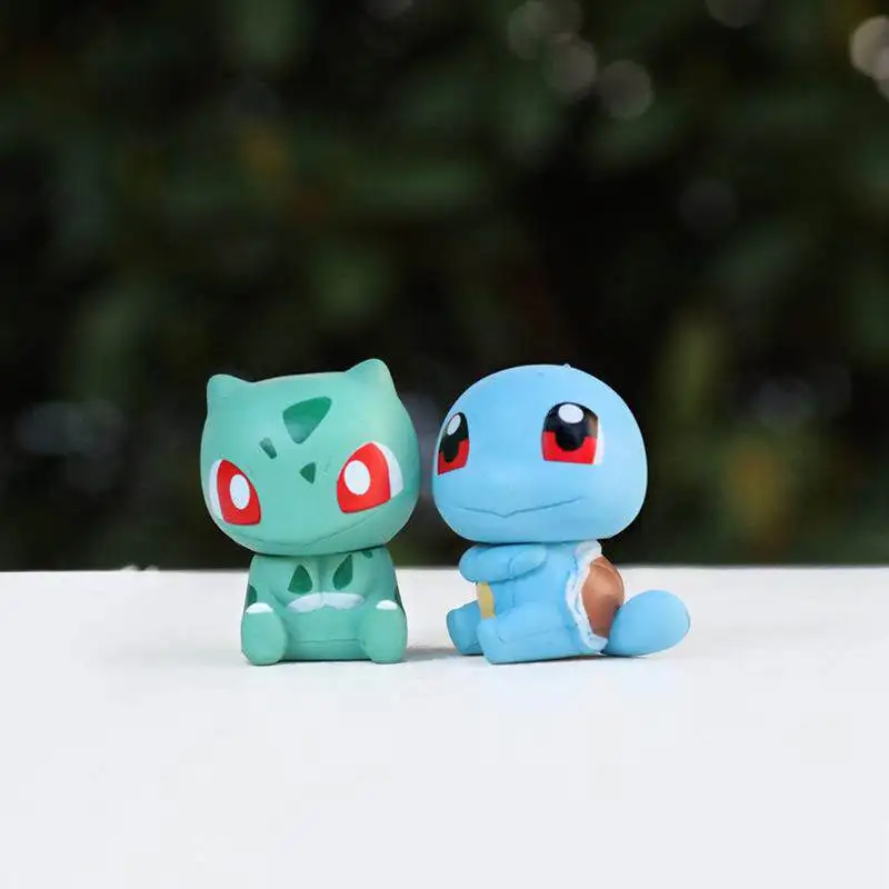 Set of 6 Q-Version Cartoon Anime Action Figures