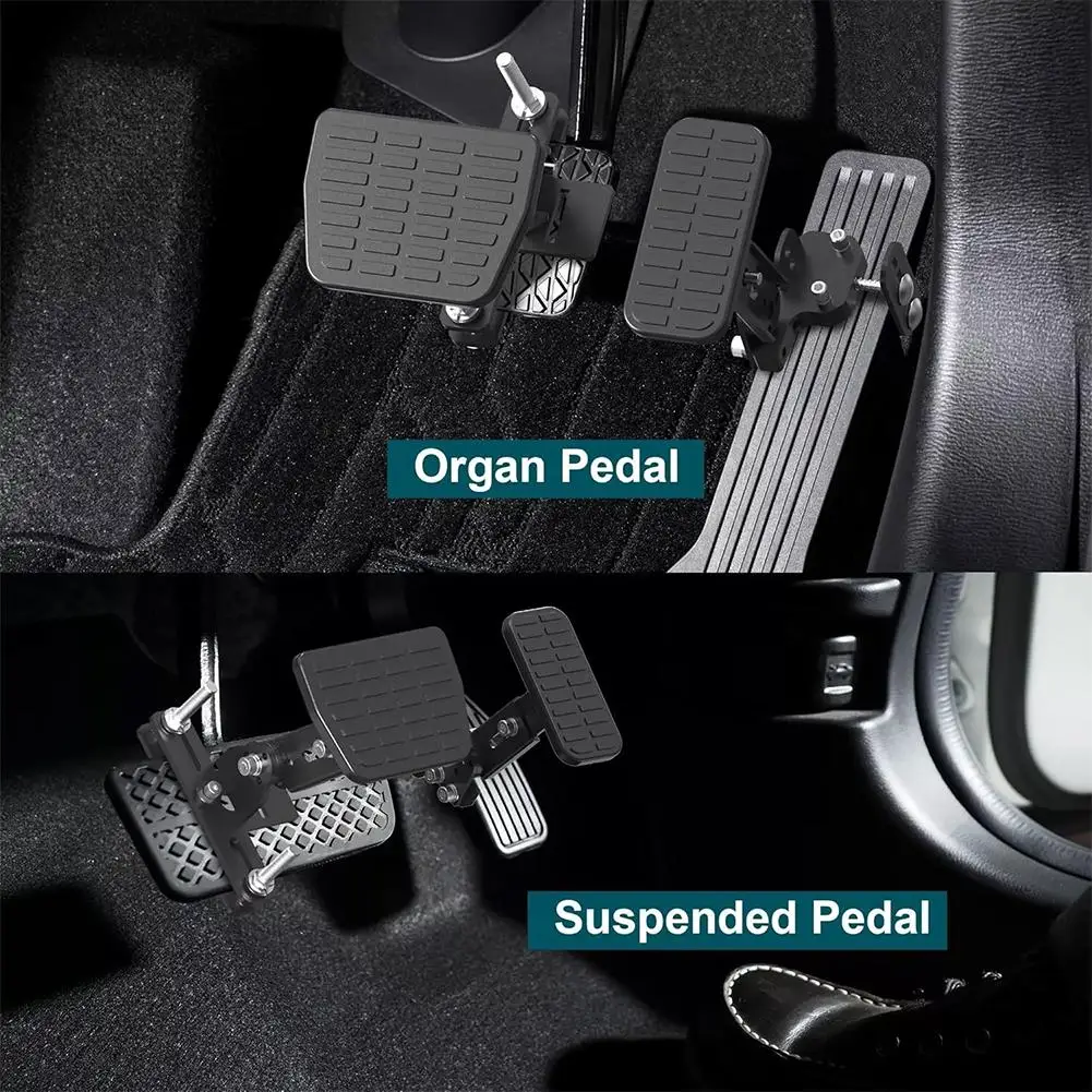 Car Pedal Extenders Kit Gas and Brake Pedal Extenders for Car Auto Lift Extender Adjustable Extension Device for Short car pedal extenders