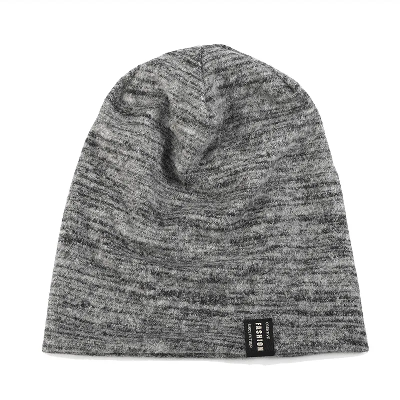 New Autumn Winter Children Warm Knit Hat Solid Color Joker Wool Hat Mens Baotou Hat Korean Version Of Men's Women's Pullover Hat 5