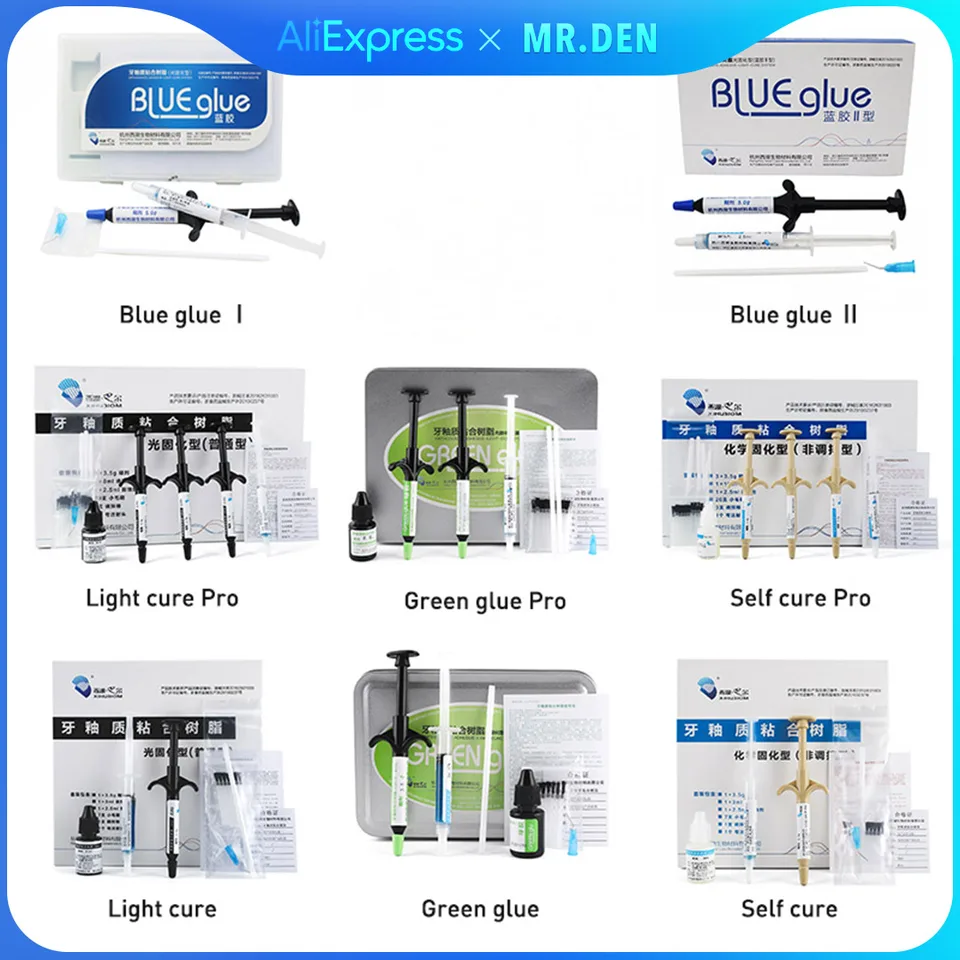 Staffe Per Incollaggio Colla Blu Incollabili Adesive Luminose - Foto 12