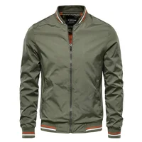 Nouvelles vestes décontractées européennes-américaines printemps/automne pour hommes, hauts tendance à la mode, manteaux fins, grandes tailles jusqu'à 5XL. 4