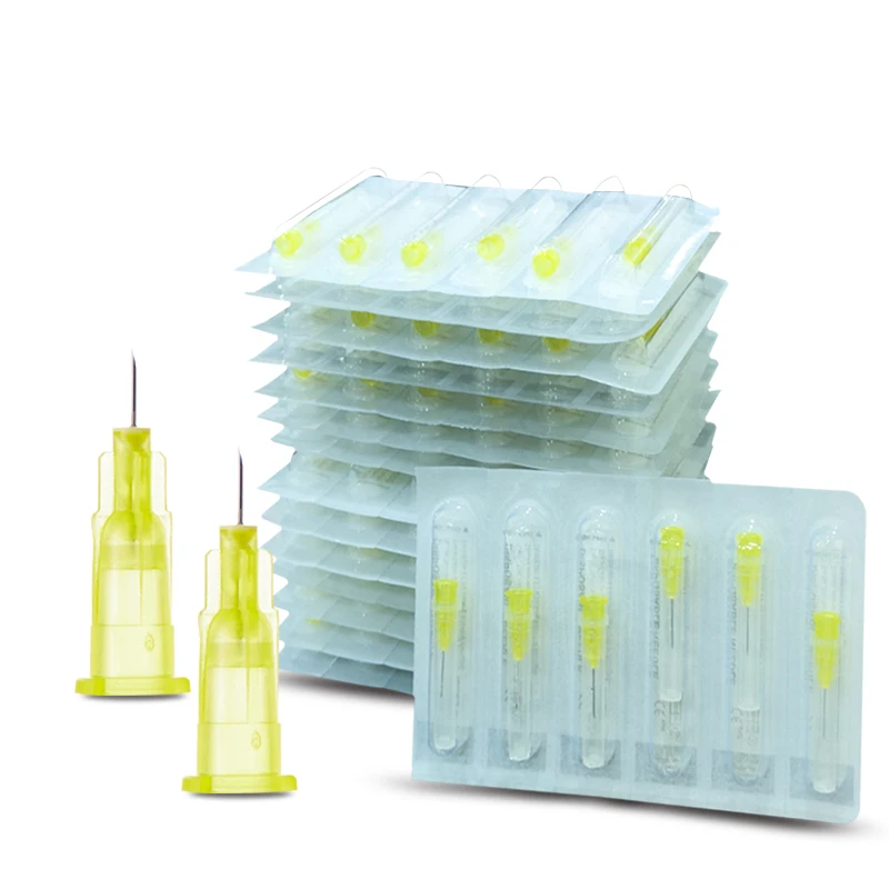Painless Small Needle 30G/31G/32G/34G 4mm 1.5mm 2.5mm Disposable Packaged for teeth Sterile Needle Eyelid Tool Parts