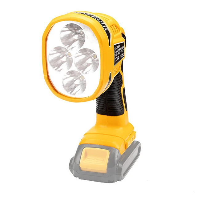 3W/12W 18V LED Lamp Flashlight For Dewalt DCB140 DCB200(NO Battery,NO  Charger)Lithium Battery USB Outdoor Tools Work Light - AliExpress