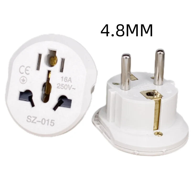 EU Plug Adapter AU CN US UK To Europe Adapter Converter Travel Australia Swiss America China US to EU Wall Socket