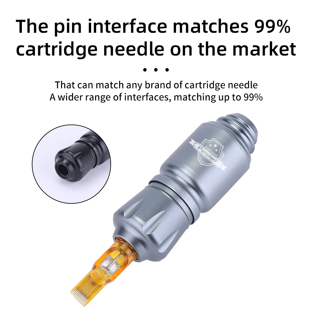 Rotary Wireless Tattoo Machine Kit Complete Tattoo Set with 10PCS Cartridge Needle Permanent Makeup Tool for Tattoo Artist - Image 4