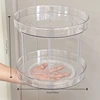 Transparent makeup rotating storage organizer Acrylic makeup organizer 5