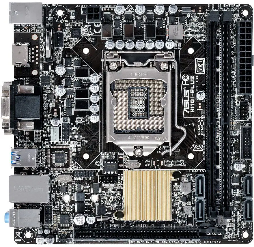 ASUS H110I-PLUS Mini-ITX Motherboard Intel H110 LGA 1151