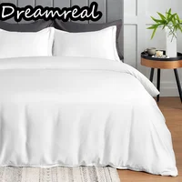 Dreamreal Pure Bamboo Bedding Set for Hotel Home Luxury Organic Bamboo Duvet Cover Fitted Bed Sheet Sets Pillowcase Cooling Soft 1