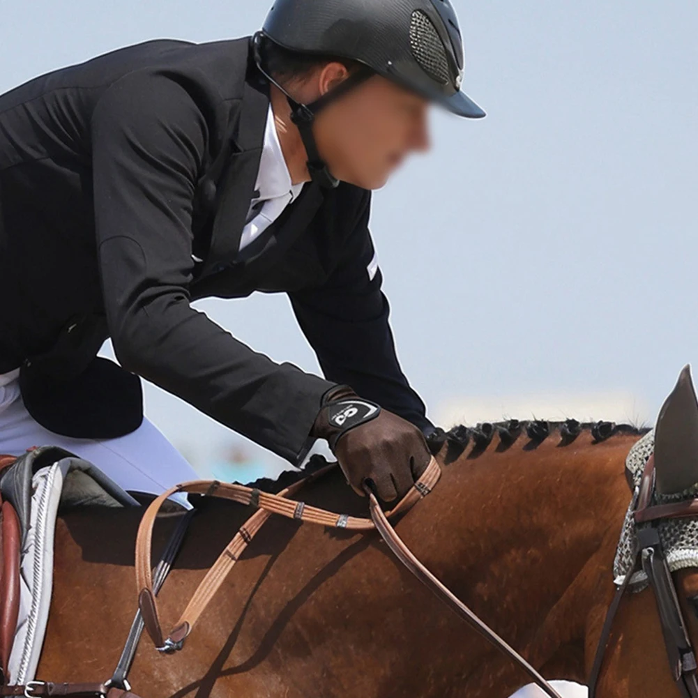 Breathable Non-Slip Anti-friction Equestrian Gloves Horse Riding Gloves Horseback Gloves Equipment For Horse Rider Accessories 6