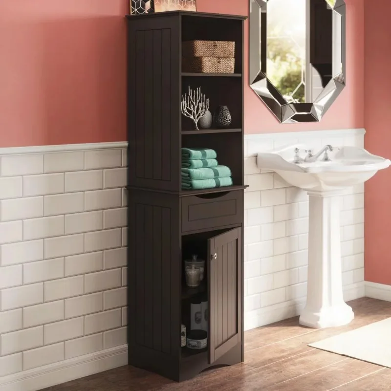 

Tall Linen Storage Cabinet for Bathroom Storage