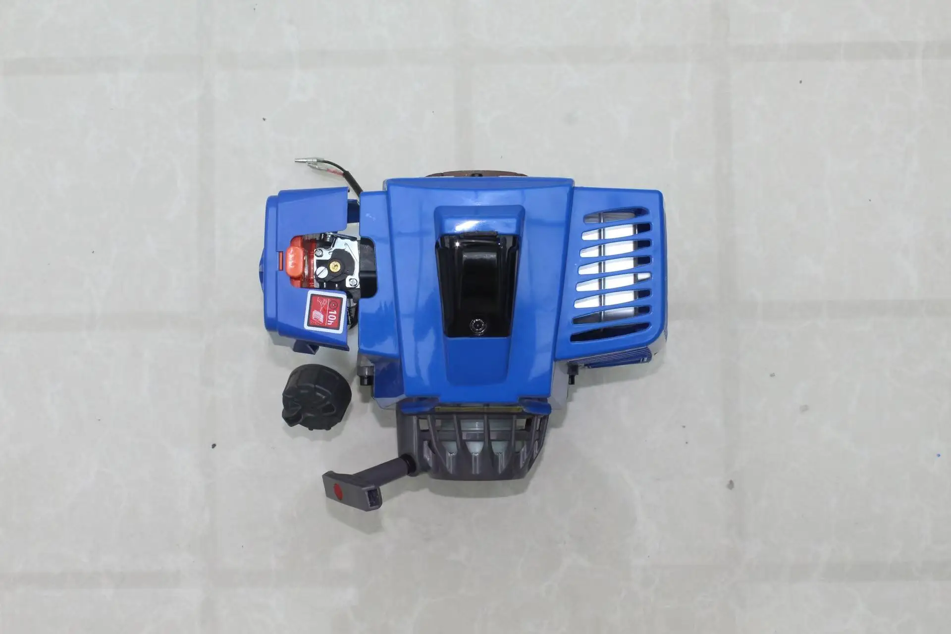 블루 컬러 이지 스타터 80cc 1E53F 엔진 2행정 토양 드릴 예초기 고페드 스쿠터 모터 53mm 실린더 피스톤 RC카