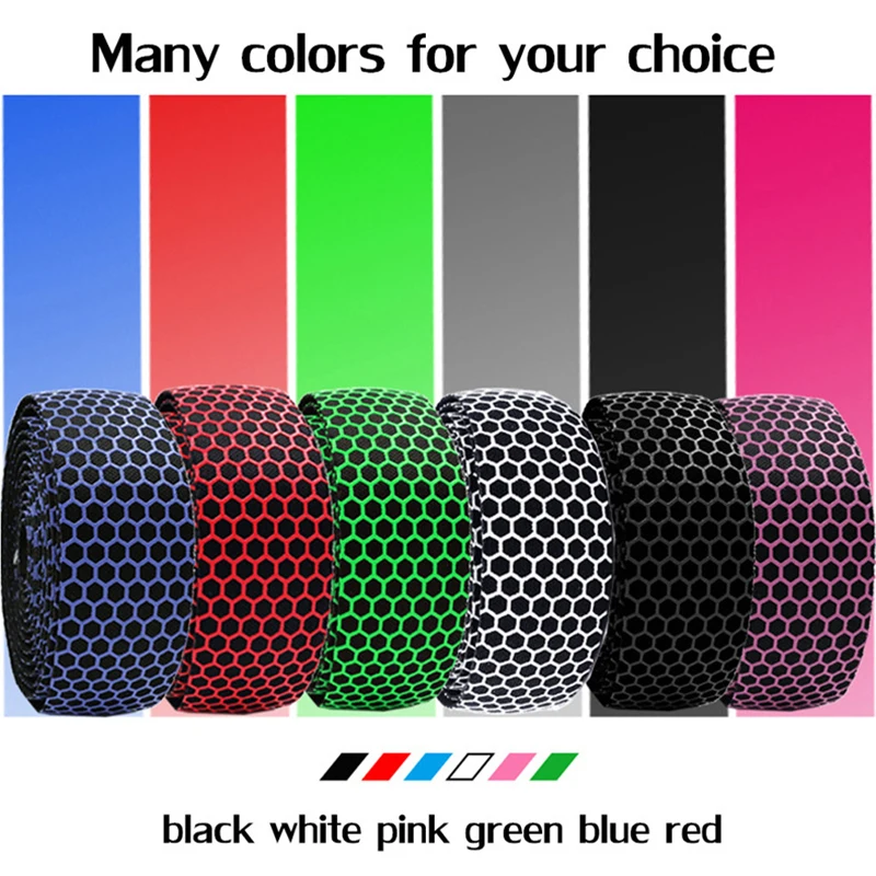 MOTSUV Soft Road Bike Bicycle Handlebar Cork EVA PU Bar Tape Professional Cycling Damping Anti-Vibration Wrap 1 Pair bike handlebar tape