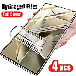 Hydrogel Film Screen Protectors for Smartphones - Full Coverage Front Protection, No Glass (For samsung S24 Plus)