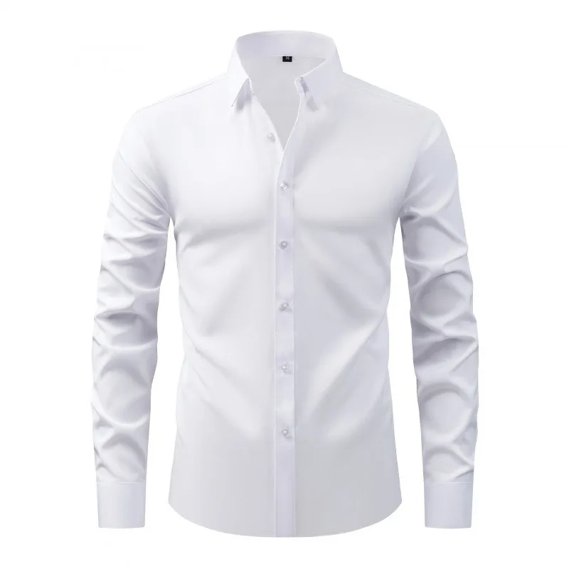 Men's Fashion Solid Color Business Shirt