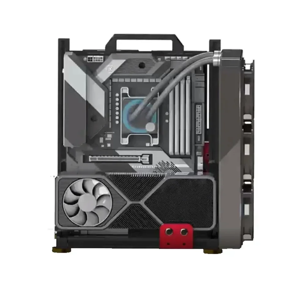 MOD Gamer Cabinet For ITX MATX ATX PC Case Open Frame Rack,Water Cooler Desktop Computer Gaming Chassis