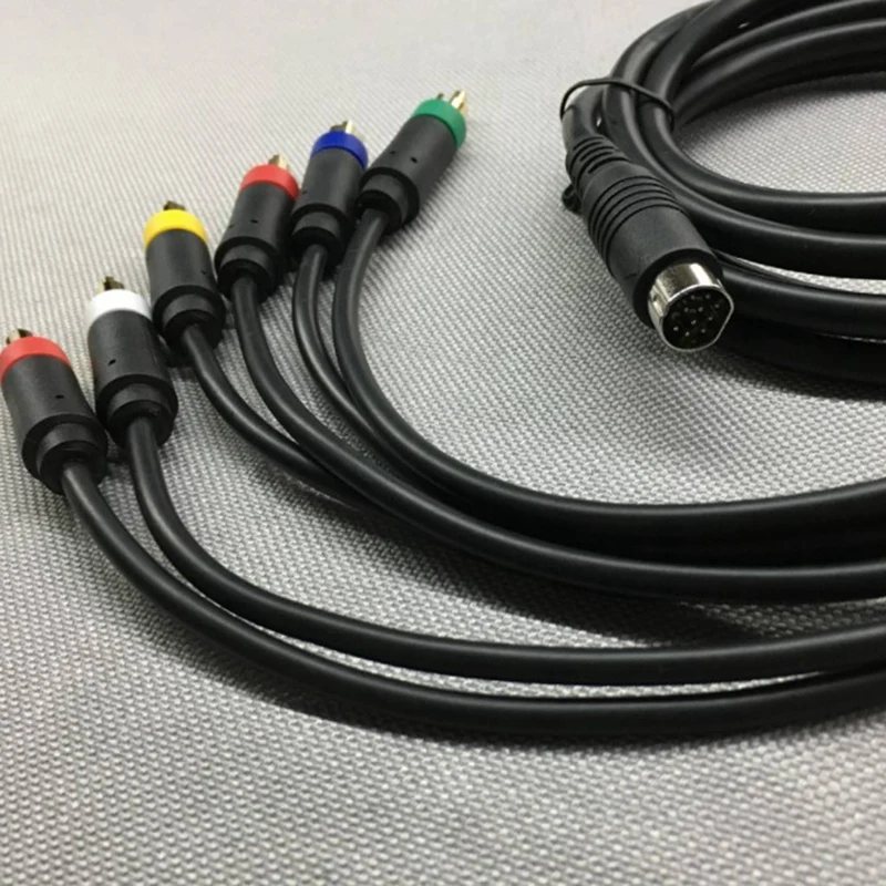RGB/RGBS RCA Ʈ ̺, ÷  SEGA Saturn  Ư  Red Blue Green RGB + Sync    ̺