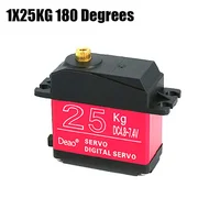 Waterproof 20KG 25KG 30KG 35KG Servo 180 Degree 270 Degree Large Torque Digital Servo Metal Gears 25T Servo Arm For RC Car Truck - Image 3