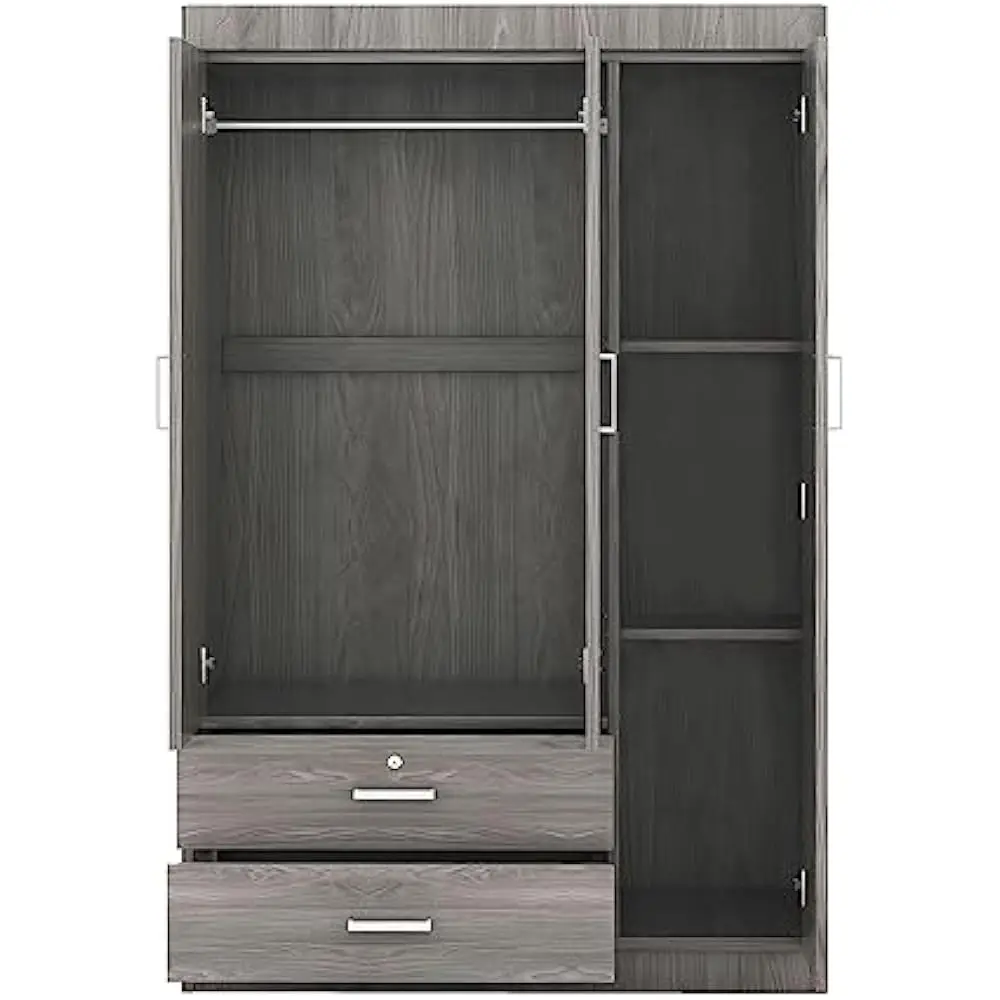 3-Door Wardrobe Cabinet 4