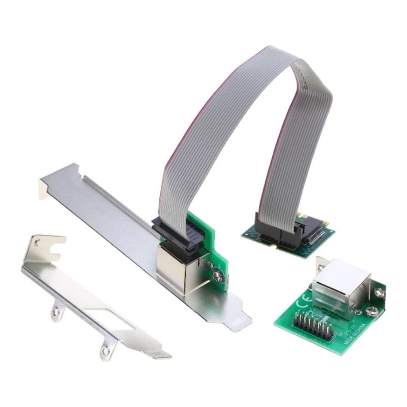 Быстрая карта RJ45 M.2 A + с одним портом, карта сетевых адаптеров 1000M, чип I210AT, карта адаптеров Rj45 QXNF