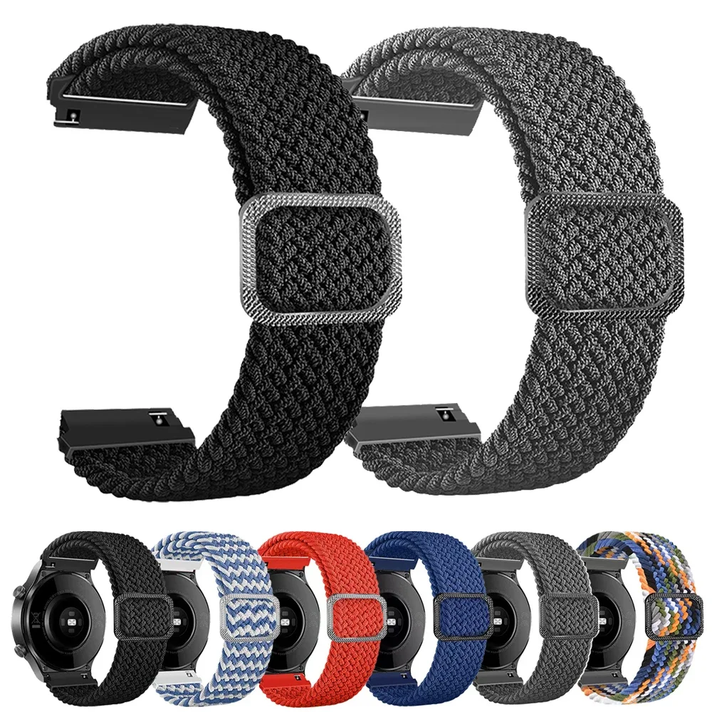 Nylon Smartwatch Band - 20mm 22mm Adjustable Strap for Comfort and Style
