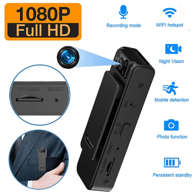 1080P Mini Digital Camera Magnetic Body Camera Video Audio Recorder WiFi Loop Recording Camcorder Motion Detection Sport Camera 1