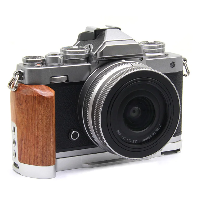 CozyShotWoodenCameraLBracketHandGripHolderforNikonZFCQuick
