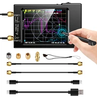 NanoVNA-H Vector Network Antenna Analyzer 10KHz-1.5GHz MF HF VHF UHF W/ Shell SD Card Slot Supprt 32G Digital Nano VNA-H Tester 1