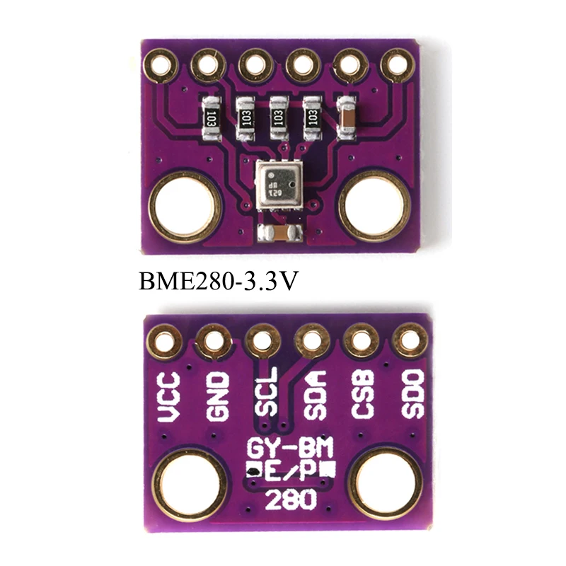 BME280 5V 3.3V 디지털 센서 온도 습도 기압 센서 모듈 I2C SPI 1.8-5V