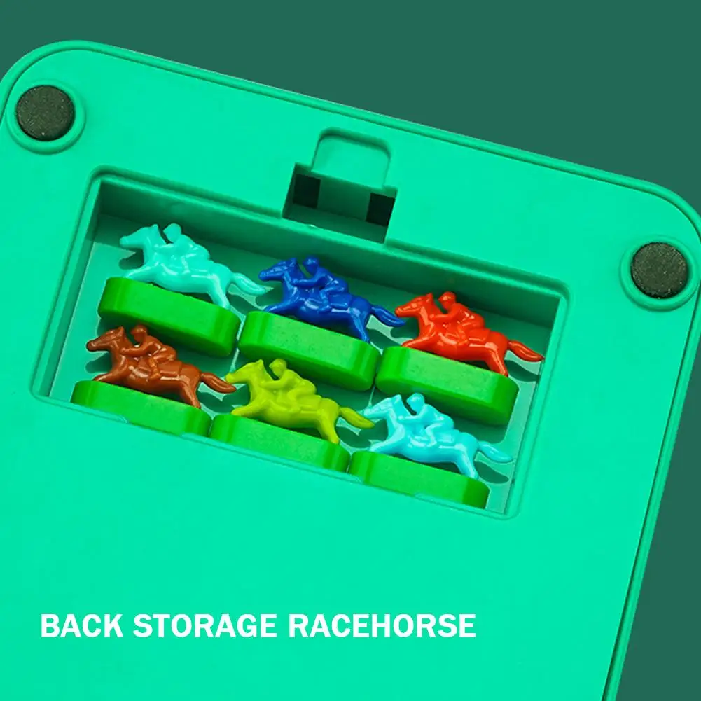 Horse Race Board Game Electronic Desktop Game Battery Powered Horse Racing Machine Set Interactive Family Party Toy 5