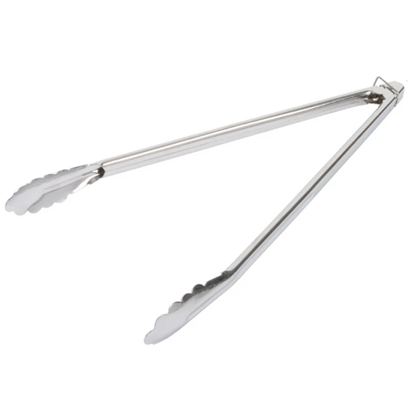 

Stainless Steel Food Tongs Kitchen Utensils Buffet Cooking Tool Anti Heat Bread Clip Pastry Clamp BBQ Kitchen Steel
