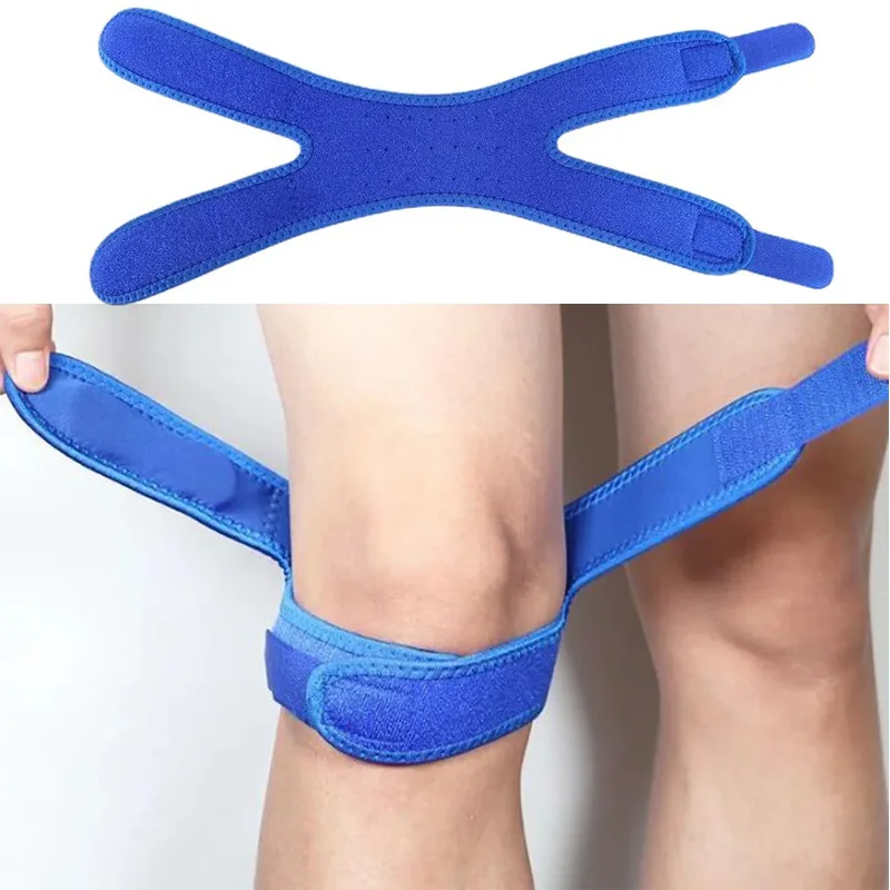 Knee Pad Knee Support Knee Brace Knee Wraps 1PC Adjustable Patellar Support Compression Knee Pads Elastic Breathable Knee Strap Men Women Fitness Running Sport Brace